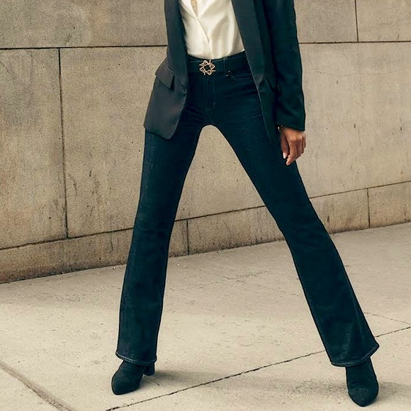 Express Denim - NWOT EXPRESS dark wash bootcut sky scraper jeans, low rise, size 4